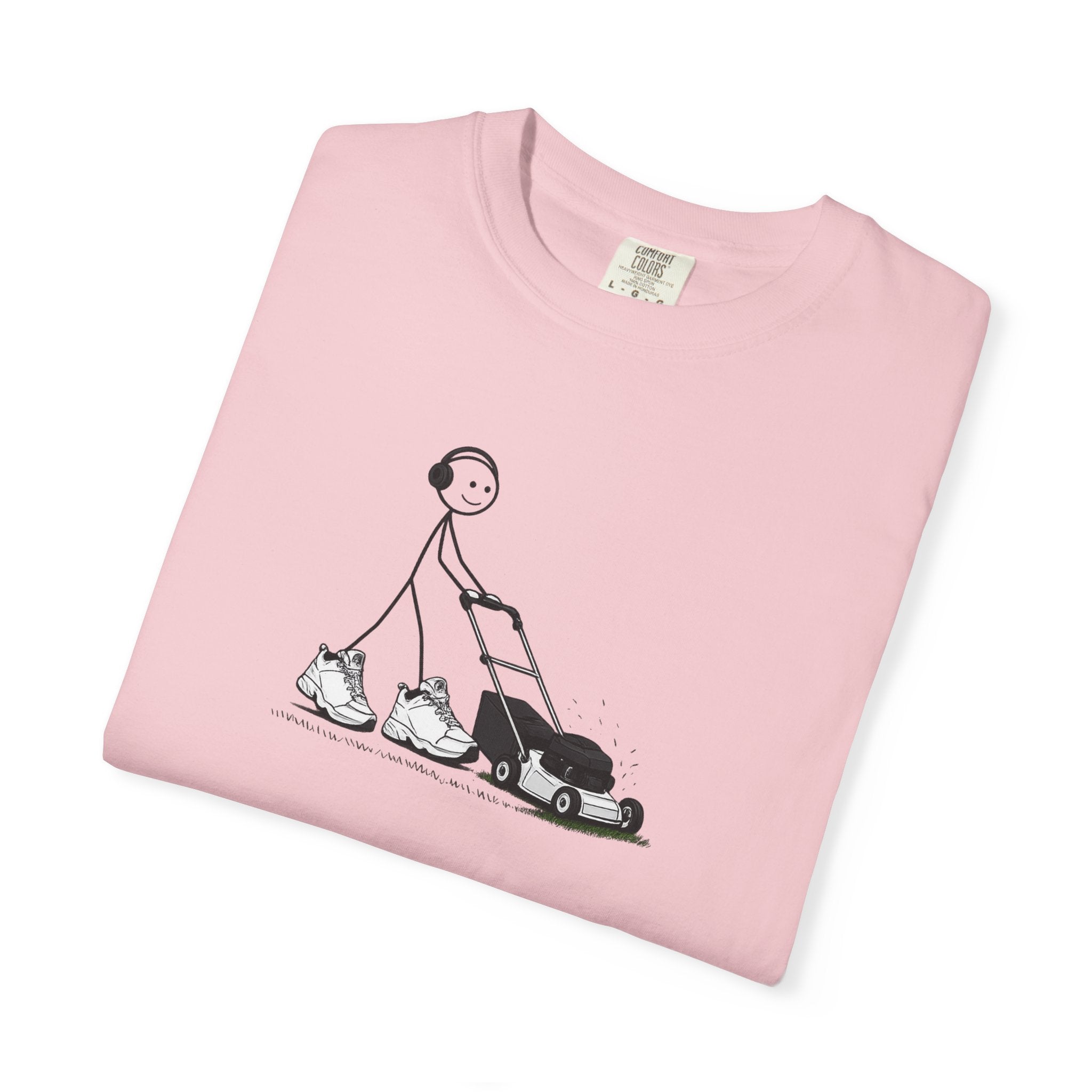 Cool Dad Mowing Lawn — Graphic Tee