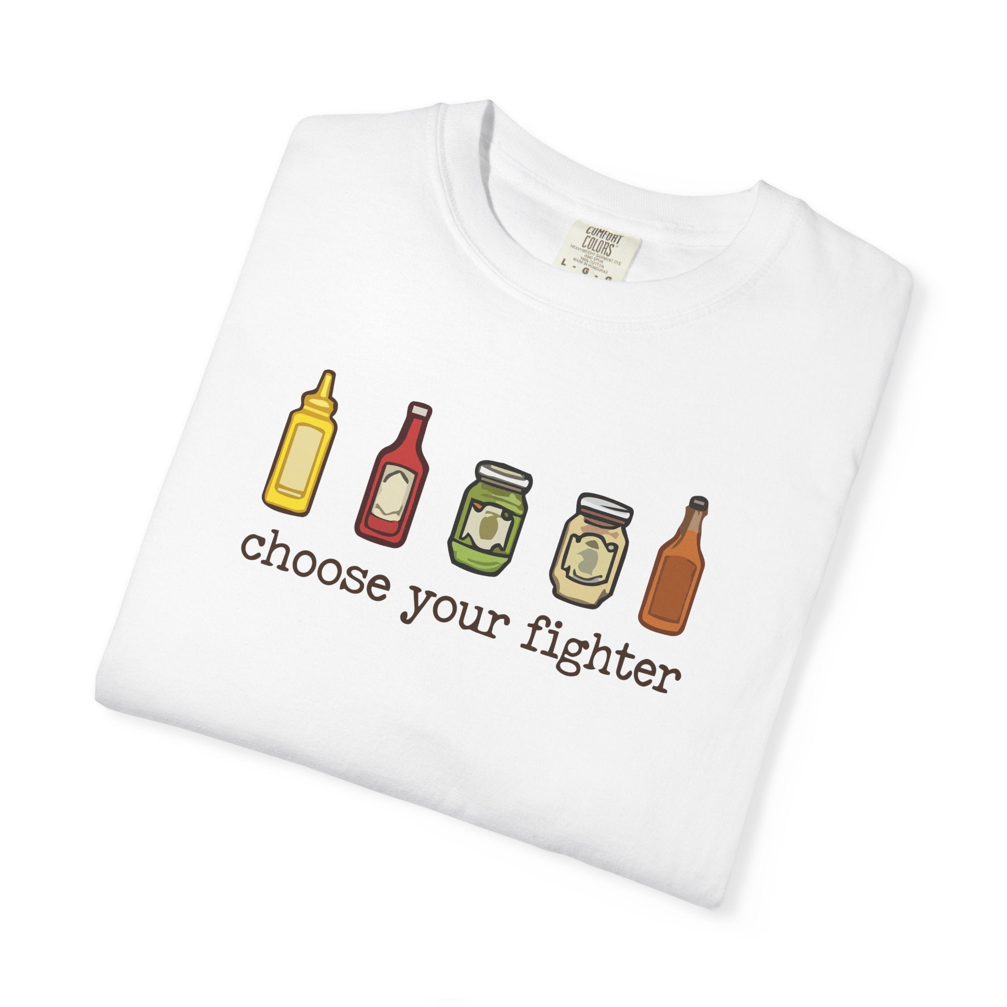 Choose Your Fighter - Condiment Graphic Tee