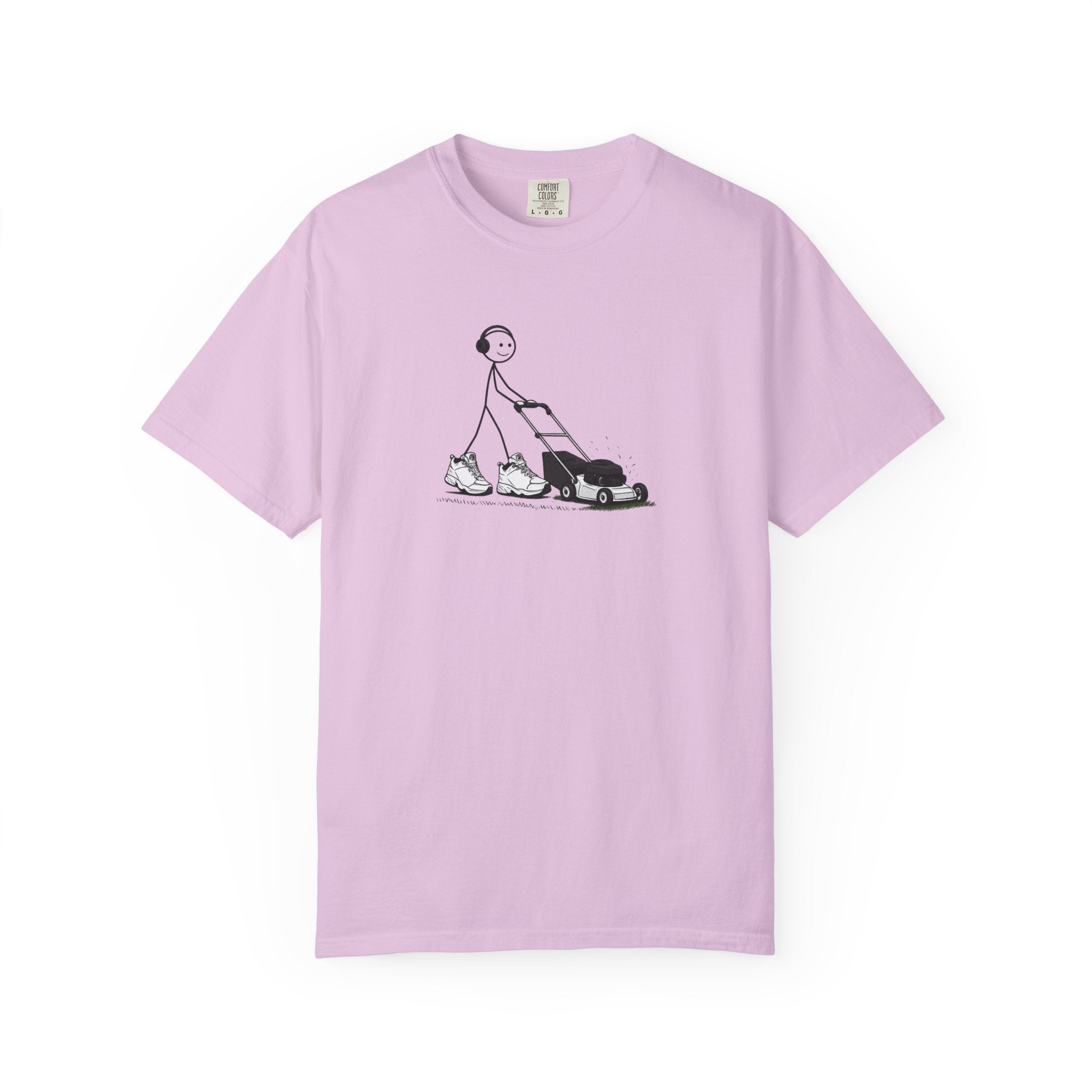 Cool Dad Mowing Lawn — Graphic Tee
