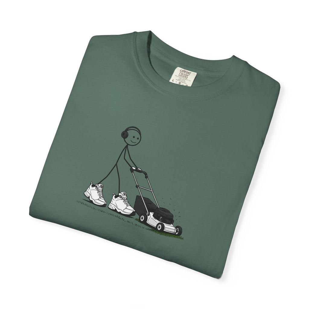 Cool Dad Mowing Lawn — Graphic Tee