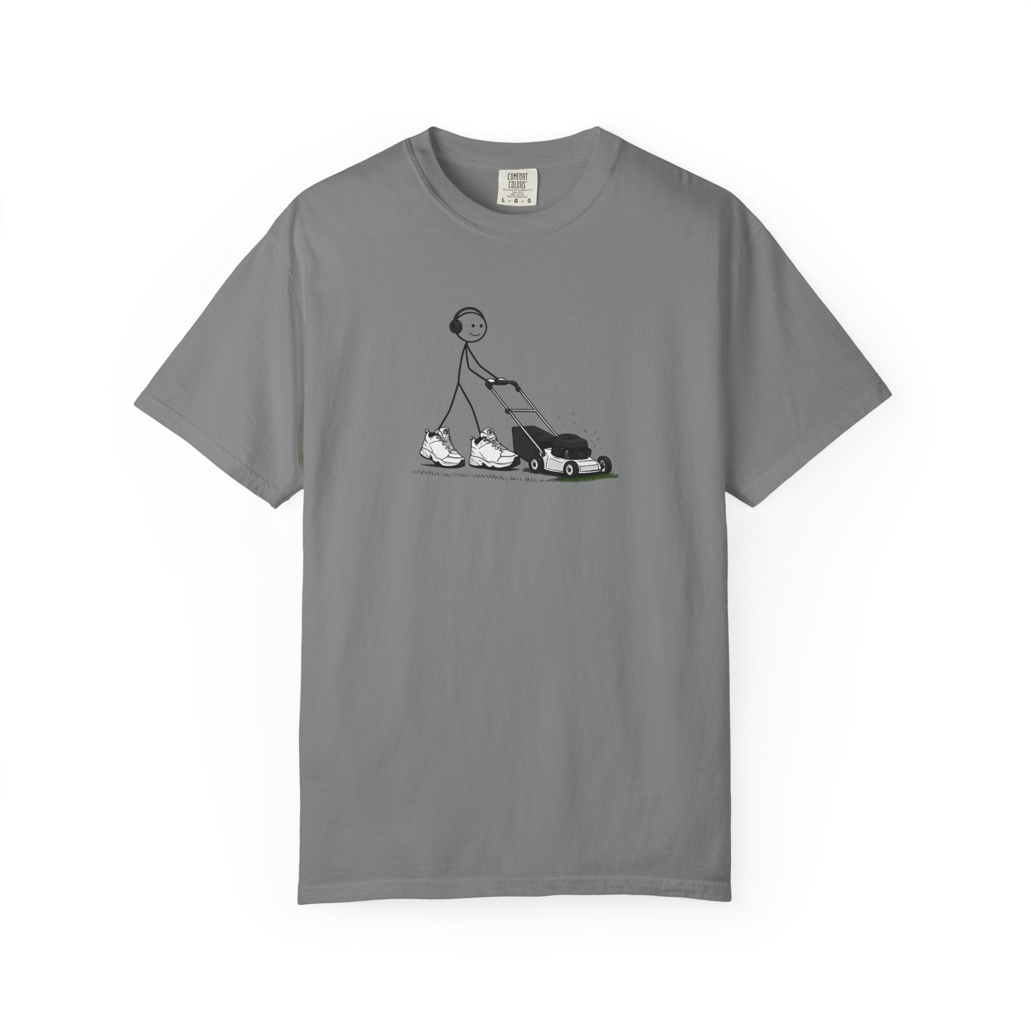 Cool Dad Mowing Lawn — Graphic Tee