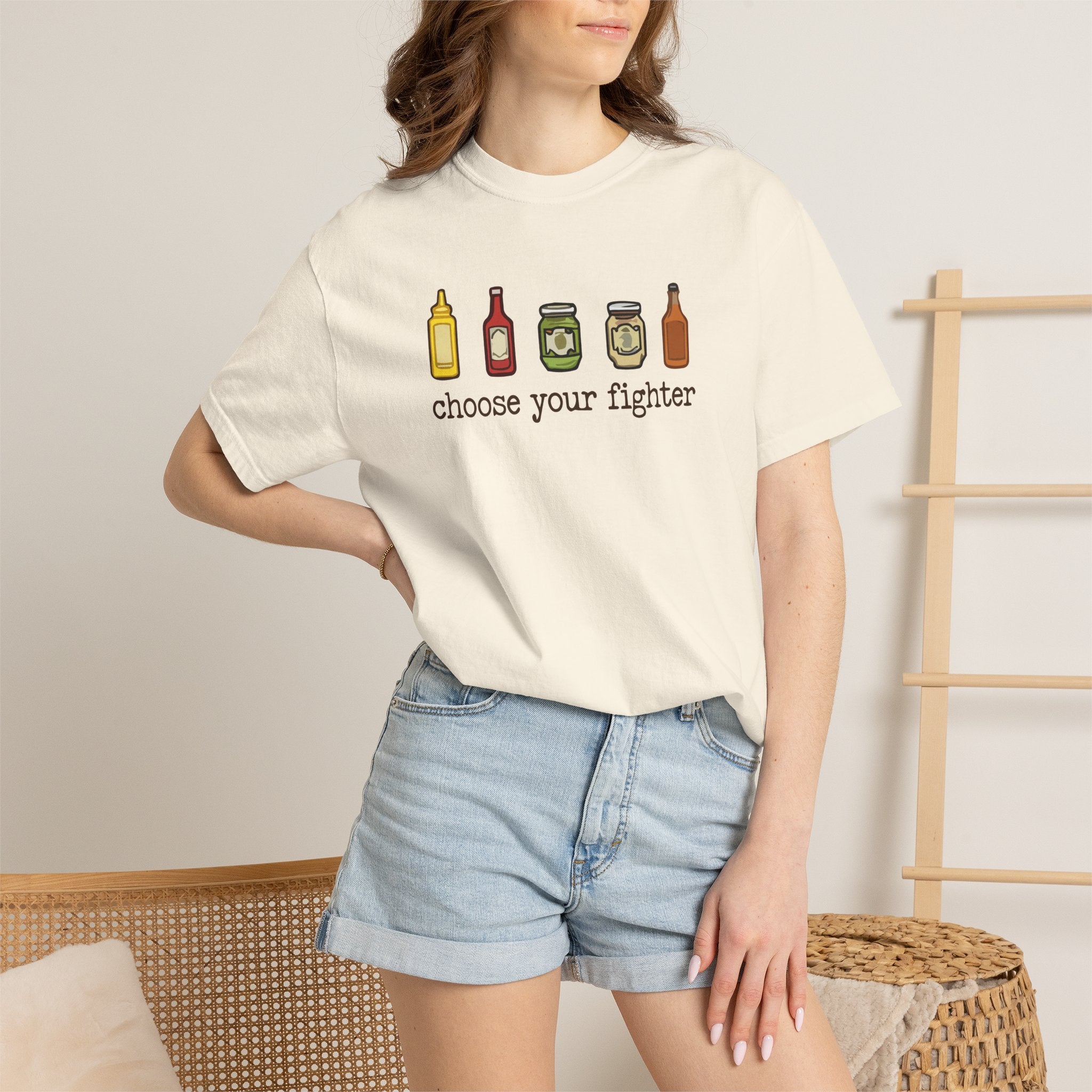 Choose Your Fighter - Condiment Graphic Tee