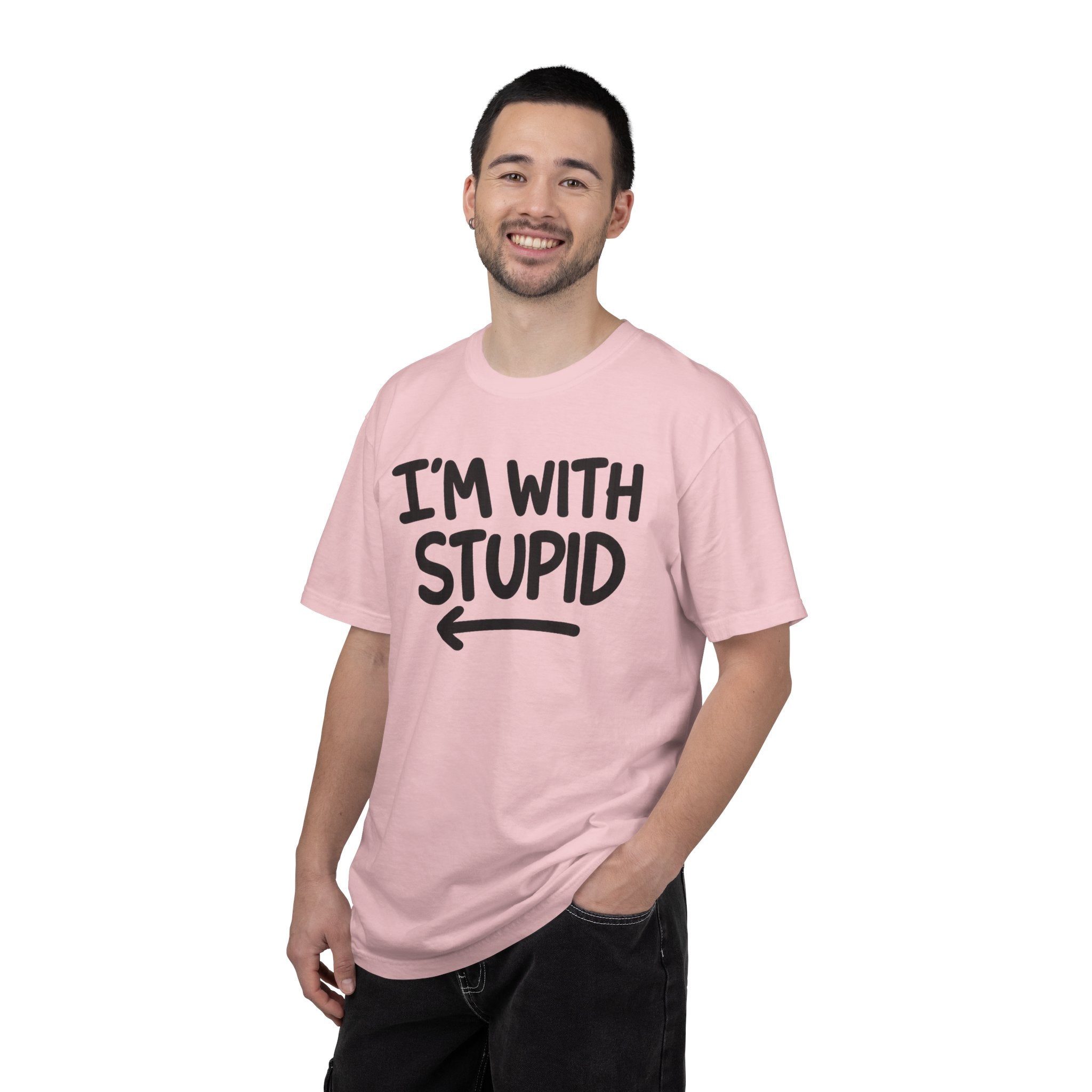 I'm With Stupid T-Shirt Side Arrow — Graphic Tee