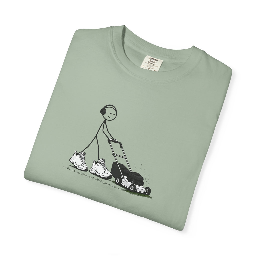 Cool Dad Mowing Lawn — Graphic Tee