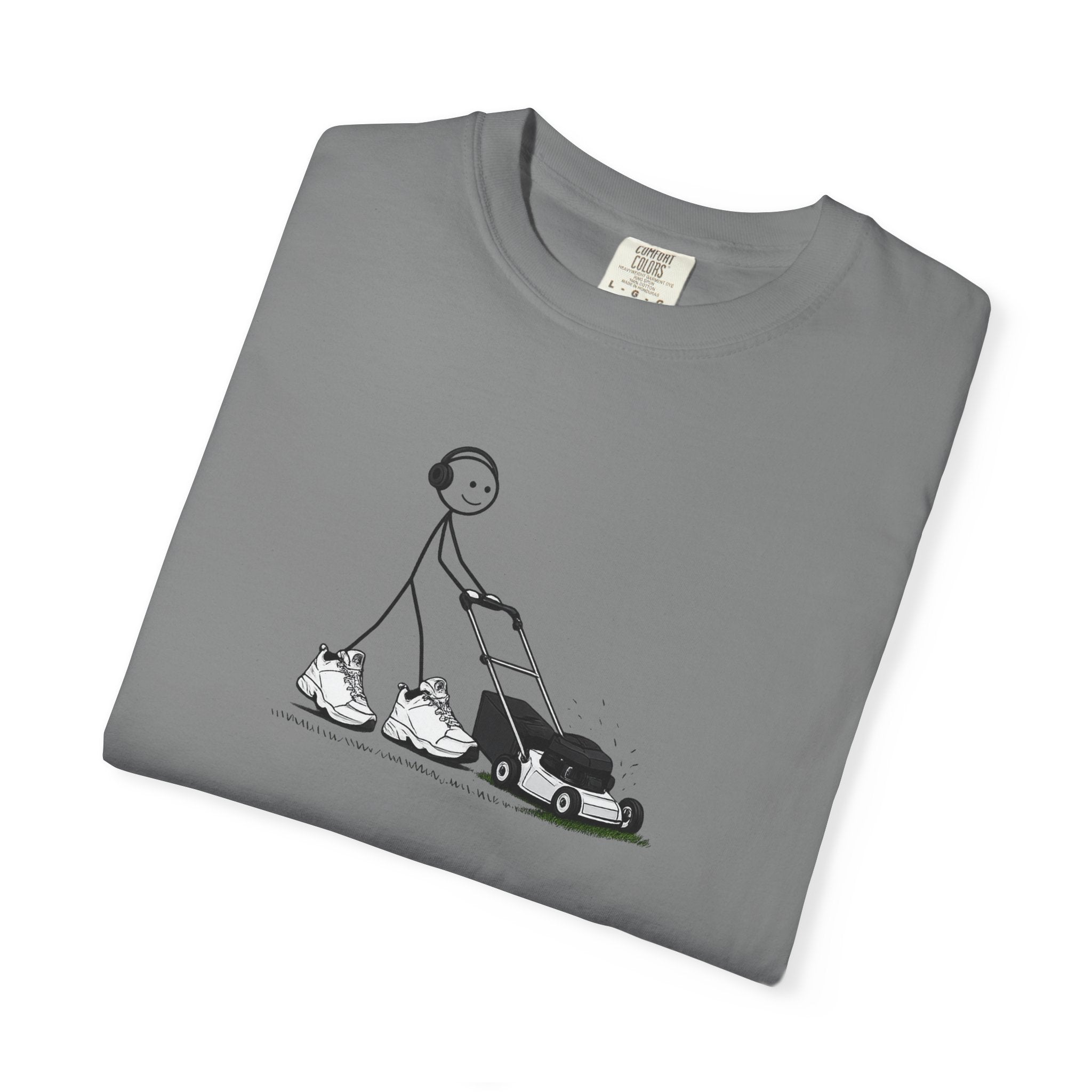 Cool Dad Mowing Lawn — Graphic Tee