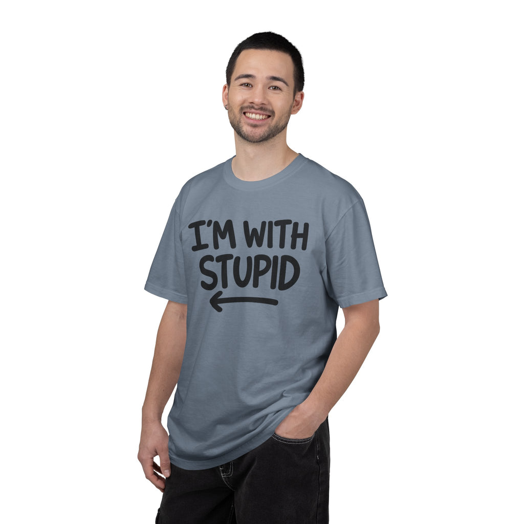 I'm With Stupid T-Shirt Side Arrow — Graphic Tee
