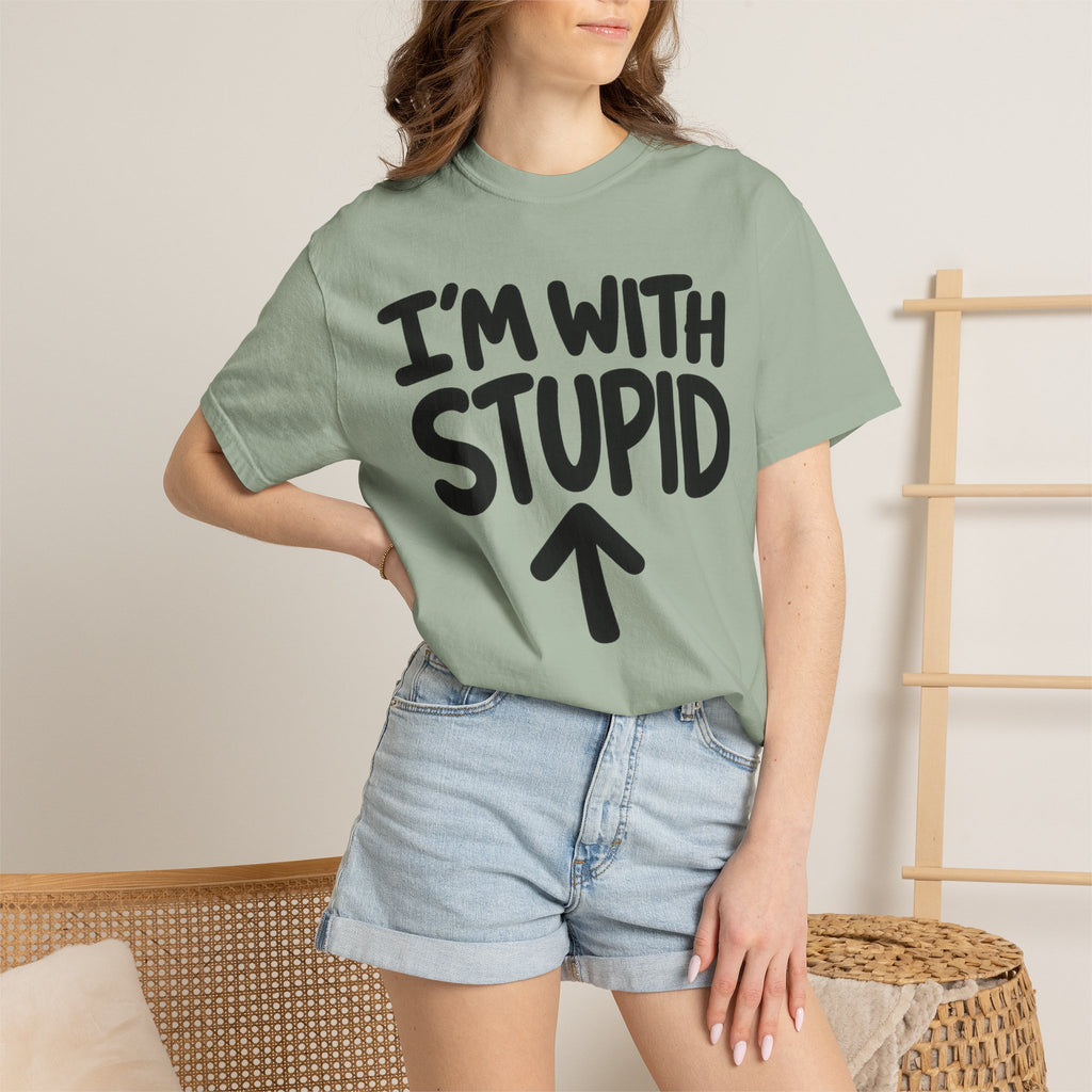 I'm With Stupid T-Shirt Up Arrow — Graphic Tee