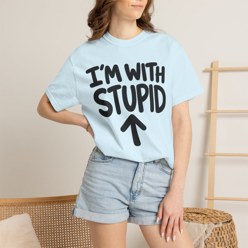 I'm With Stupid T-Shirt Up Arrow — Graphic Tee