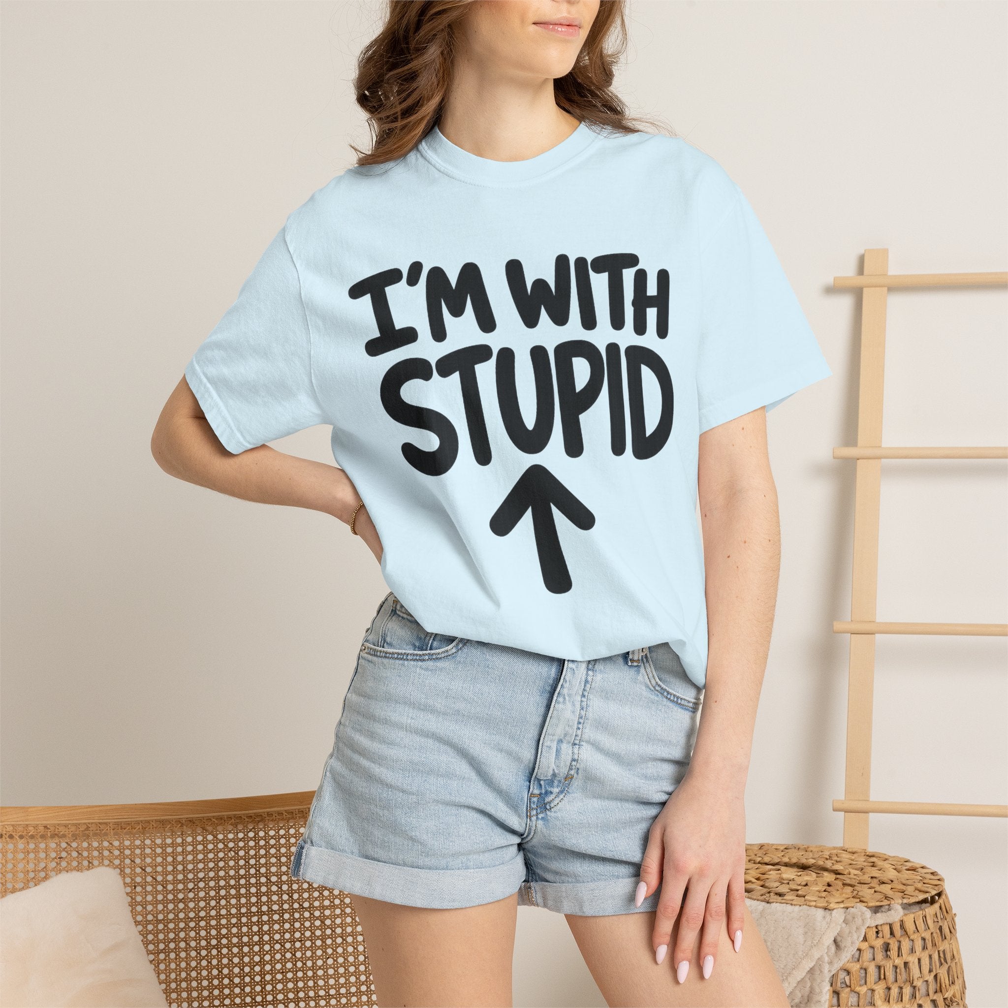 I'm With Stupid T-Shirt Up Arrow — Graphic Tee