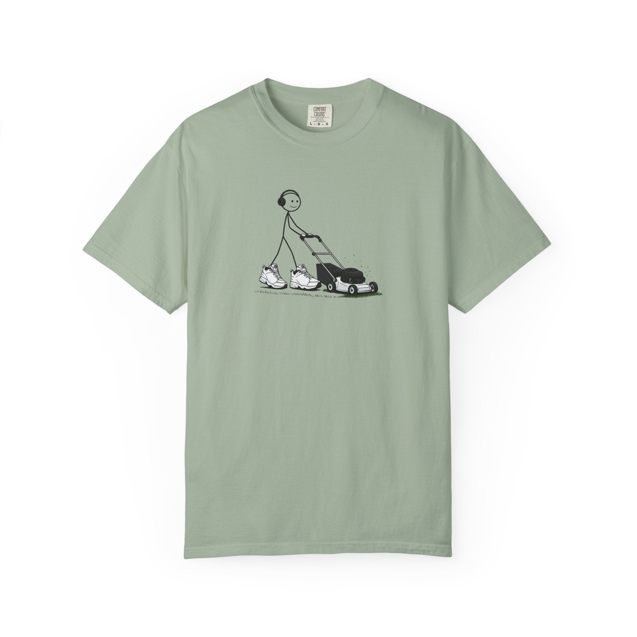 Cool Dad Mowing Lawn — Graphic Tee