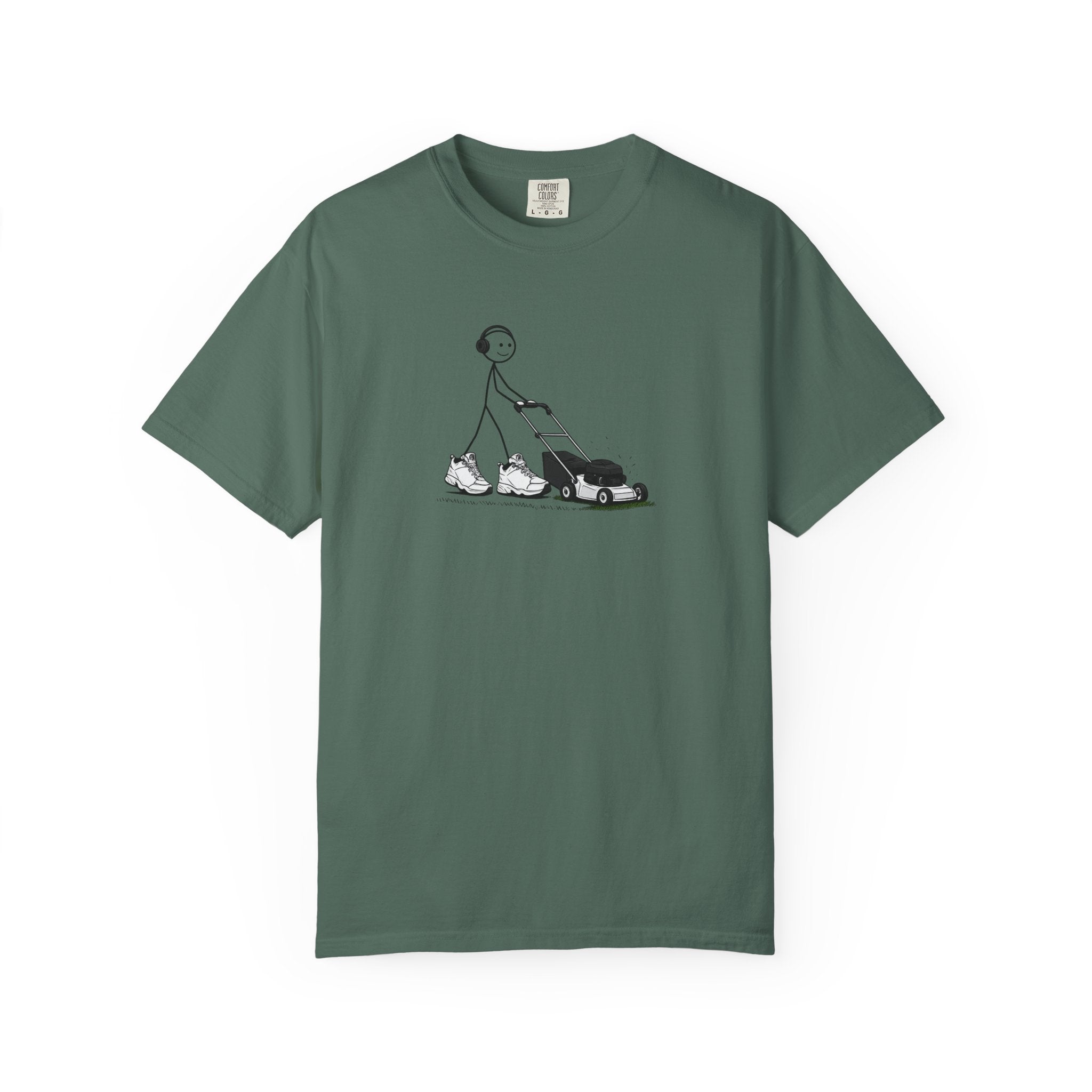 Cool Dad Mowing Lawn — Graphic Tee