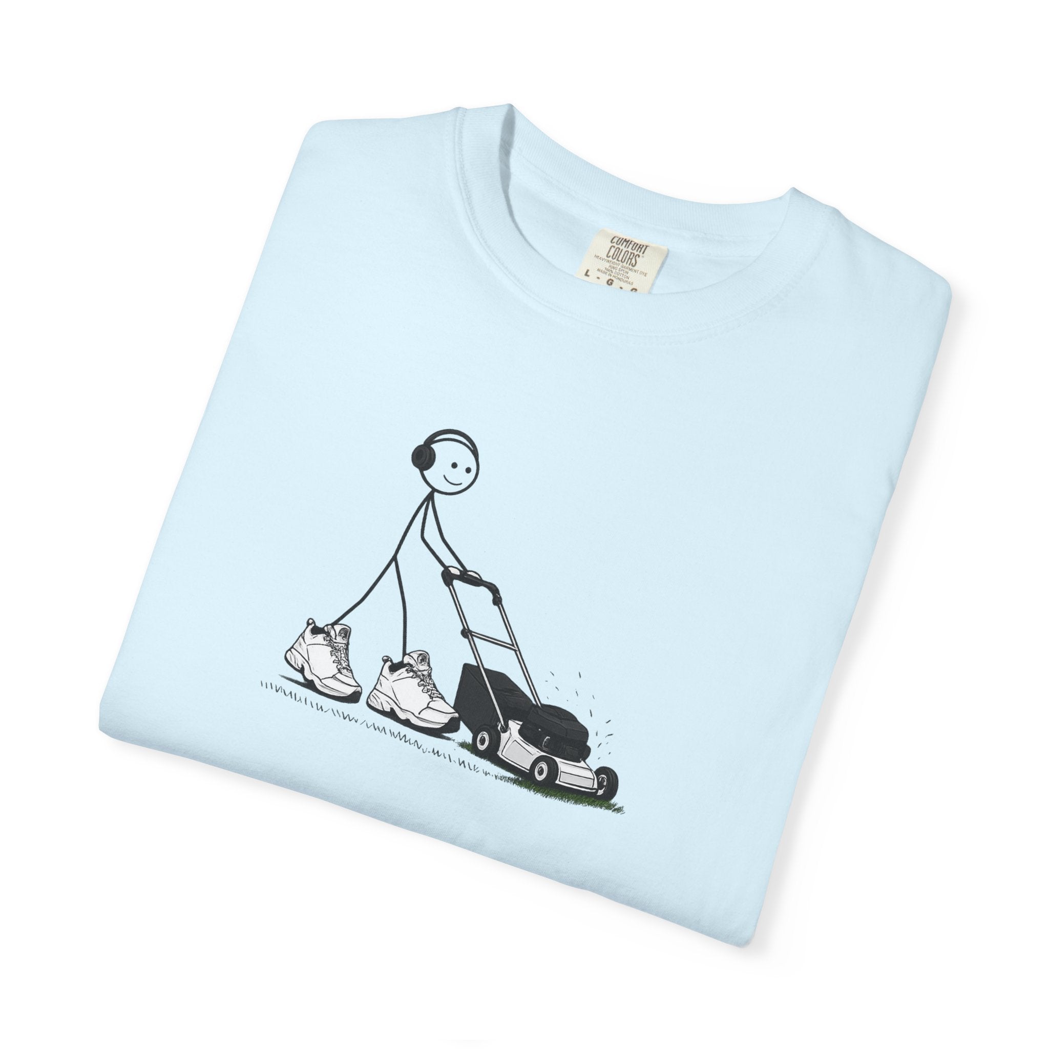 Cool Dad Mowing Lawn — Graphic Tee