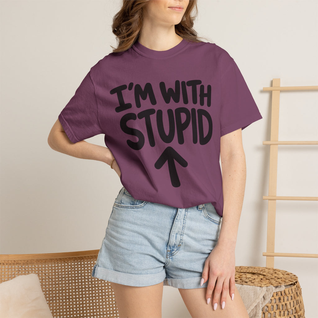 I'm With Stupid T-Shirt Up Arrow — Graphic Tee