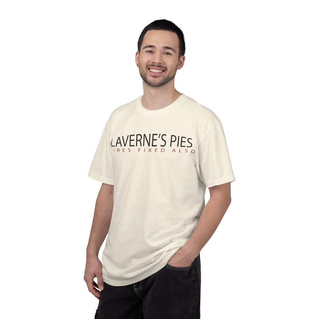 Laverne's Pies "Tires Fixed Also" - Vintage Logo Tee
