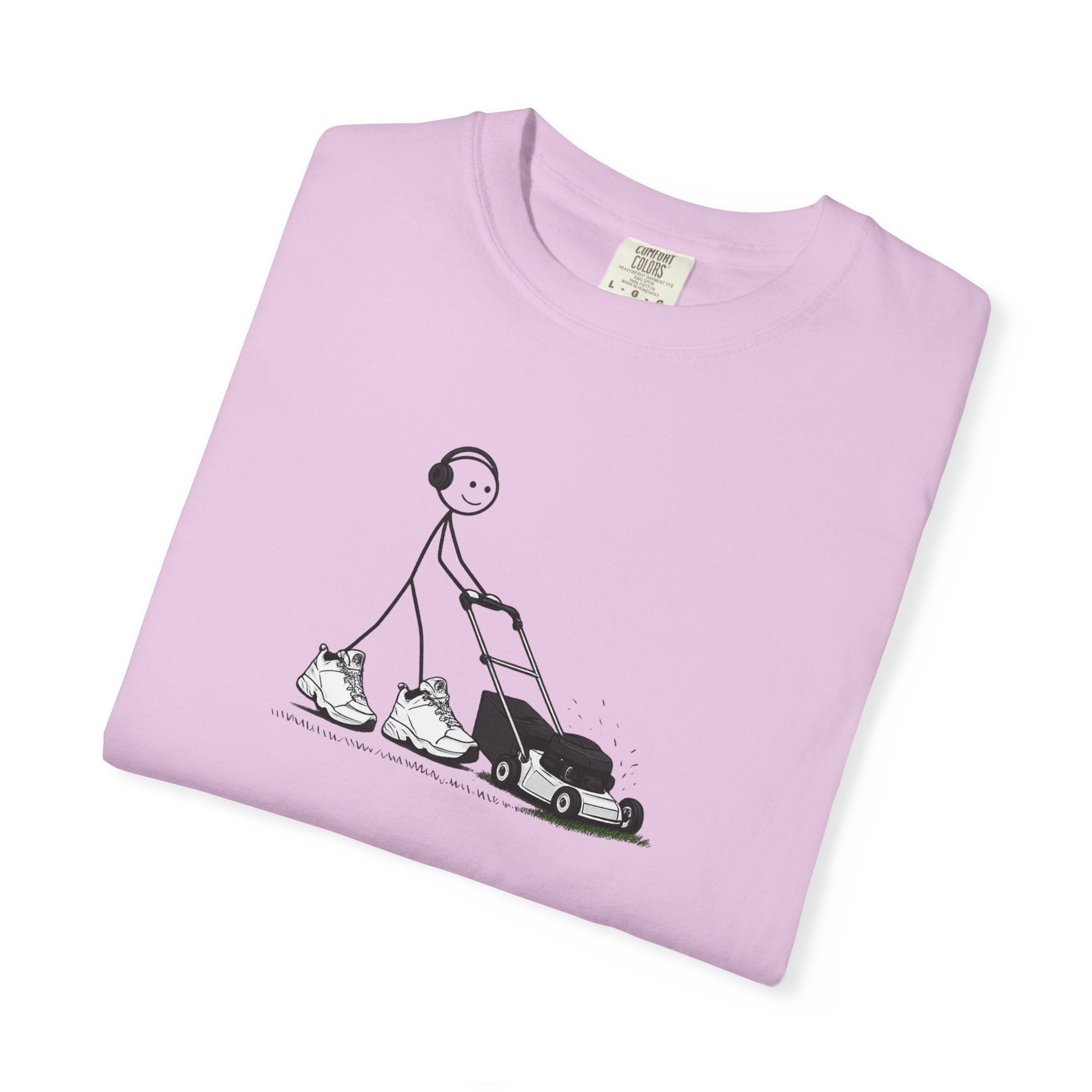 Cool Dad Mowing Lawn — Graphic Tee