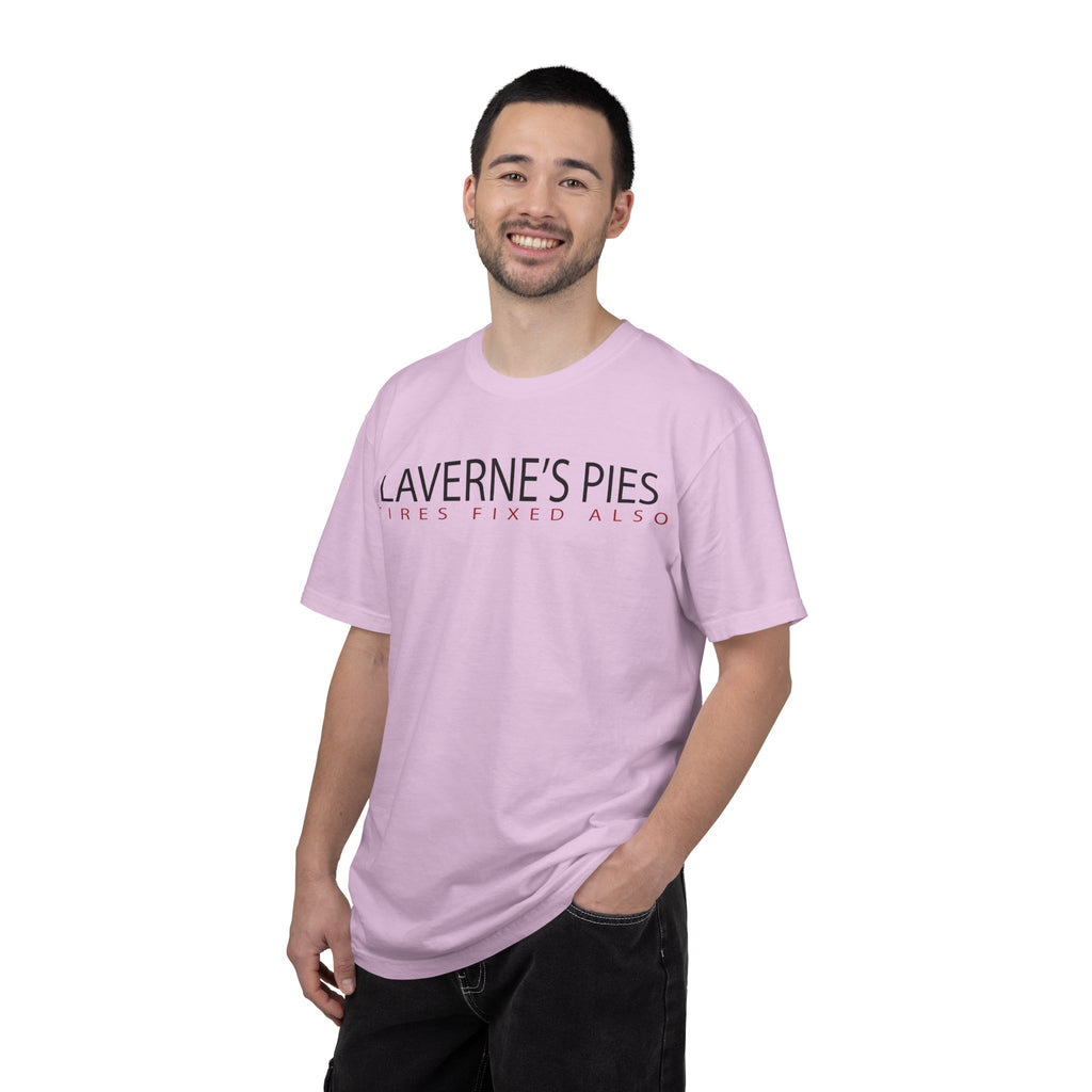 Laverne's Pies "Tires Fixed Also" - Vintage Logo Tee