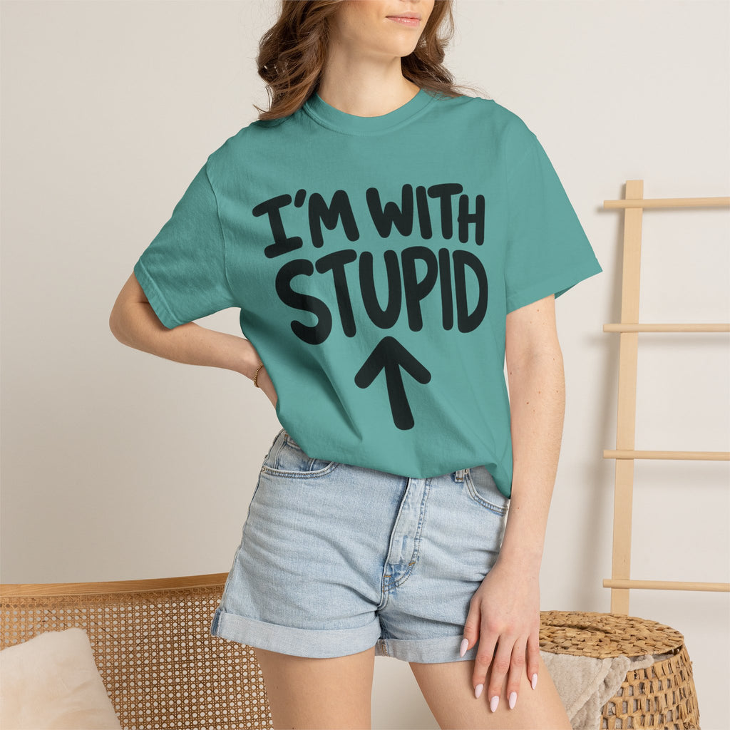 I'm With Stupid T-Shirt Up Arrow — Graphic Tee