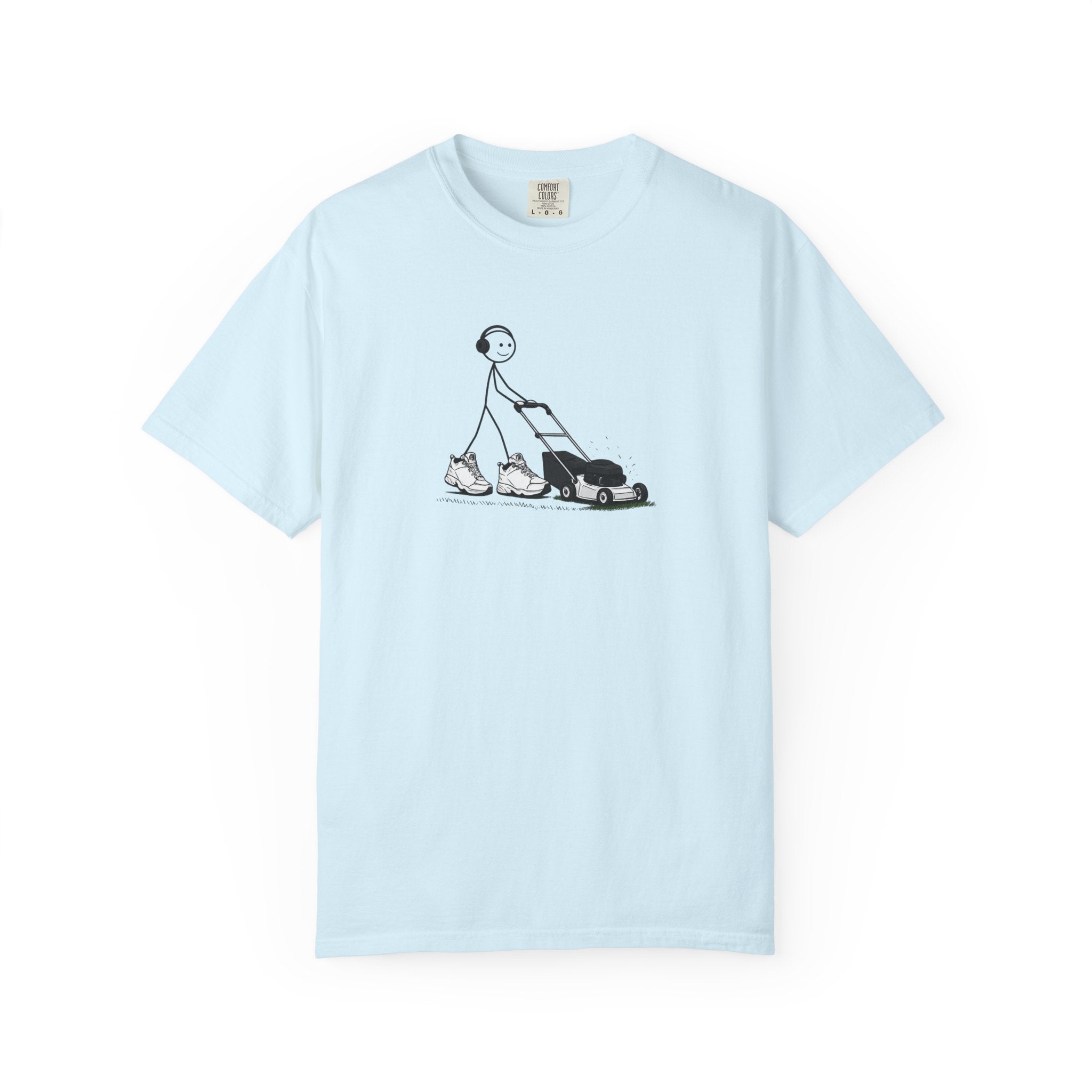 Cool Dad Mowing Lawn — Graphic Tee