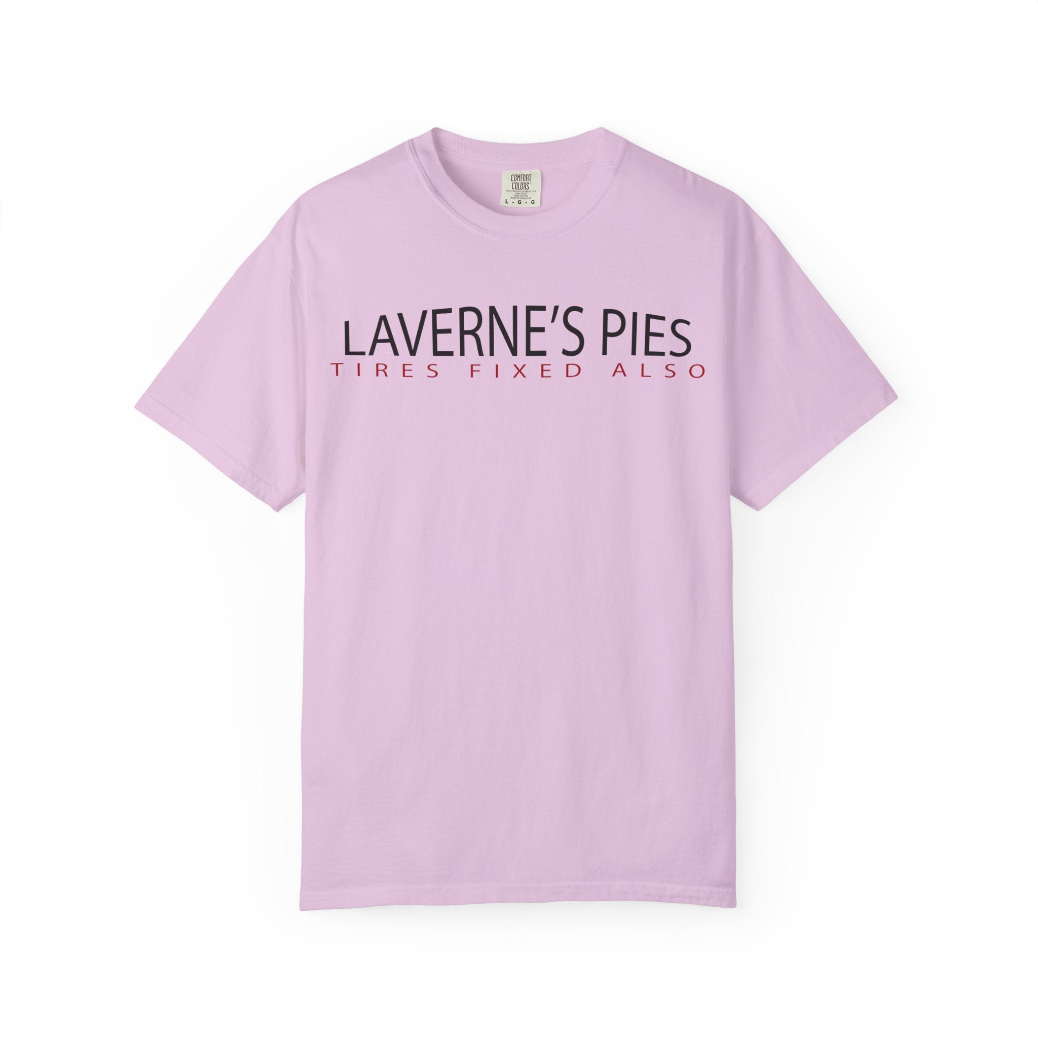 Laverne's Pies "Tires Fixed Also" - Vintage Logo Tee