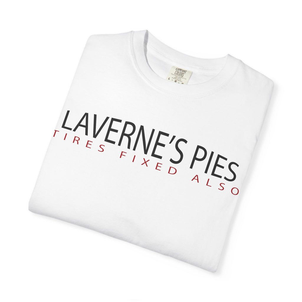 Laverne's Pies "Tires Fixed Also" - Vintage Logo Tee