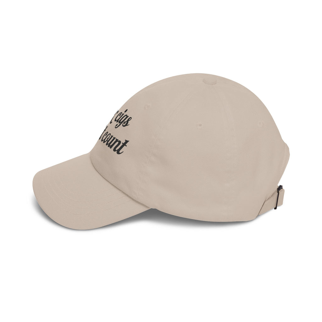 “Drunk Cigs Don’t Count” — Dad Cap