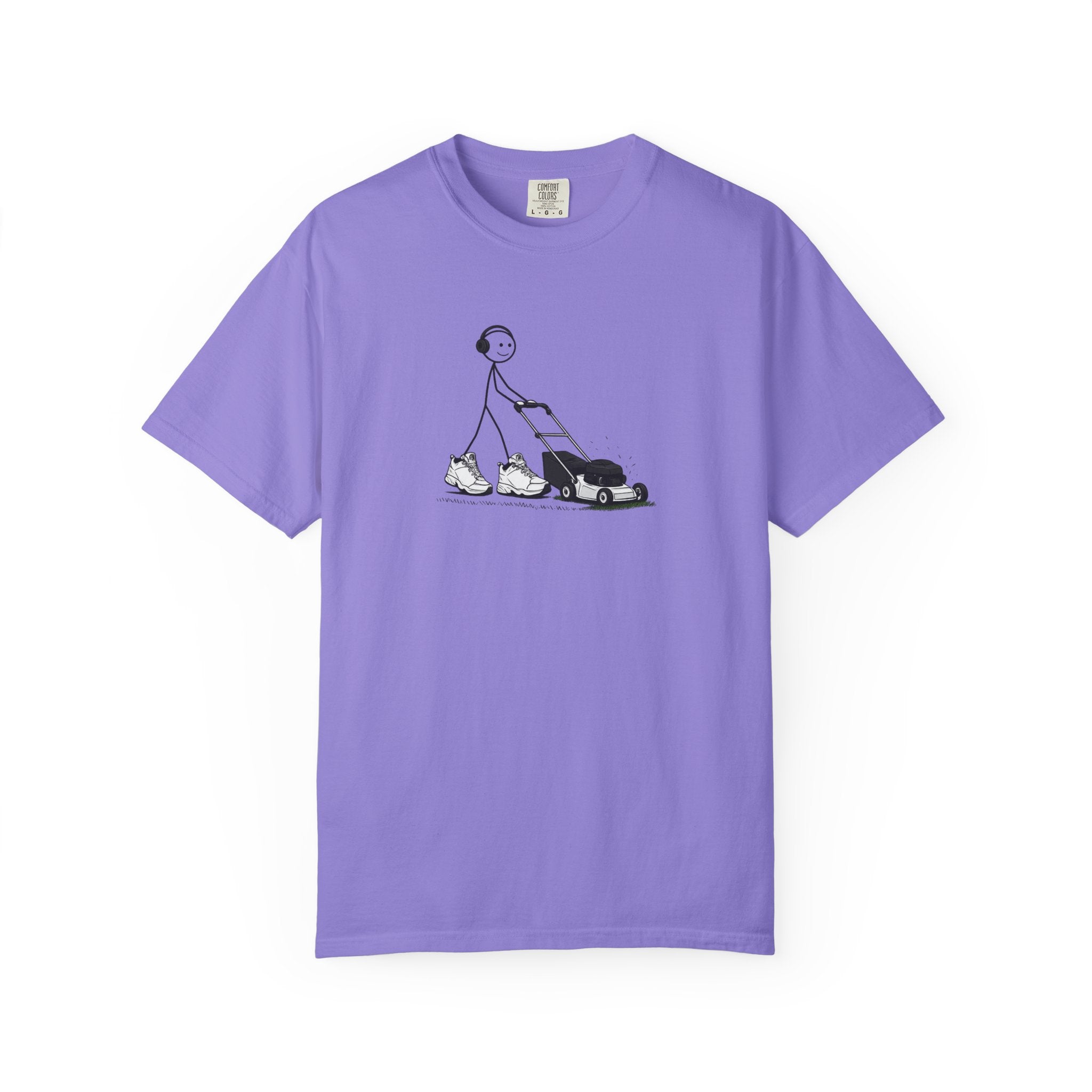 Cool Dad Mowing Lawn — Graphic Tee