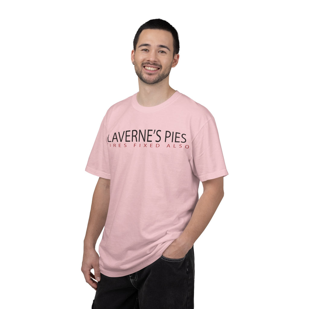 Laverne's Pies "Tires Fixed Also" - Vintage Logo Tee