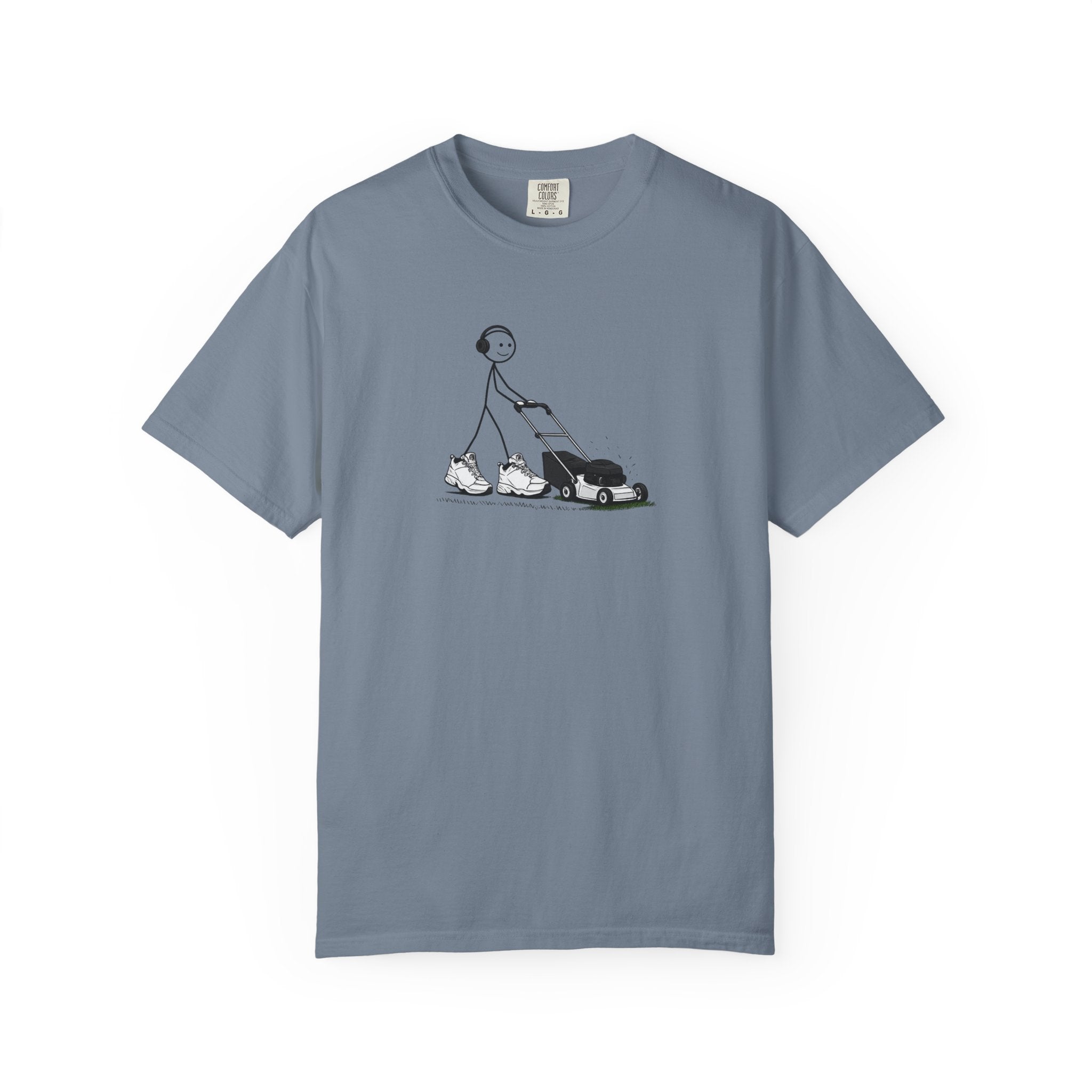 Cool Dad Mowing Lawn — Graphic Tee