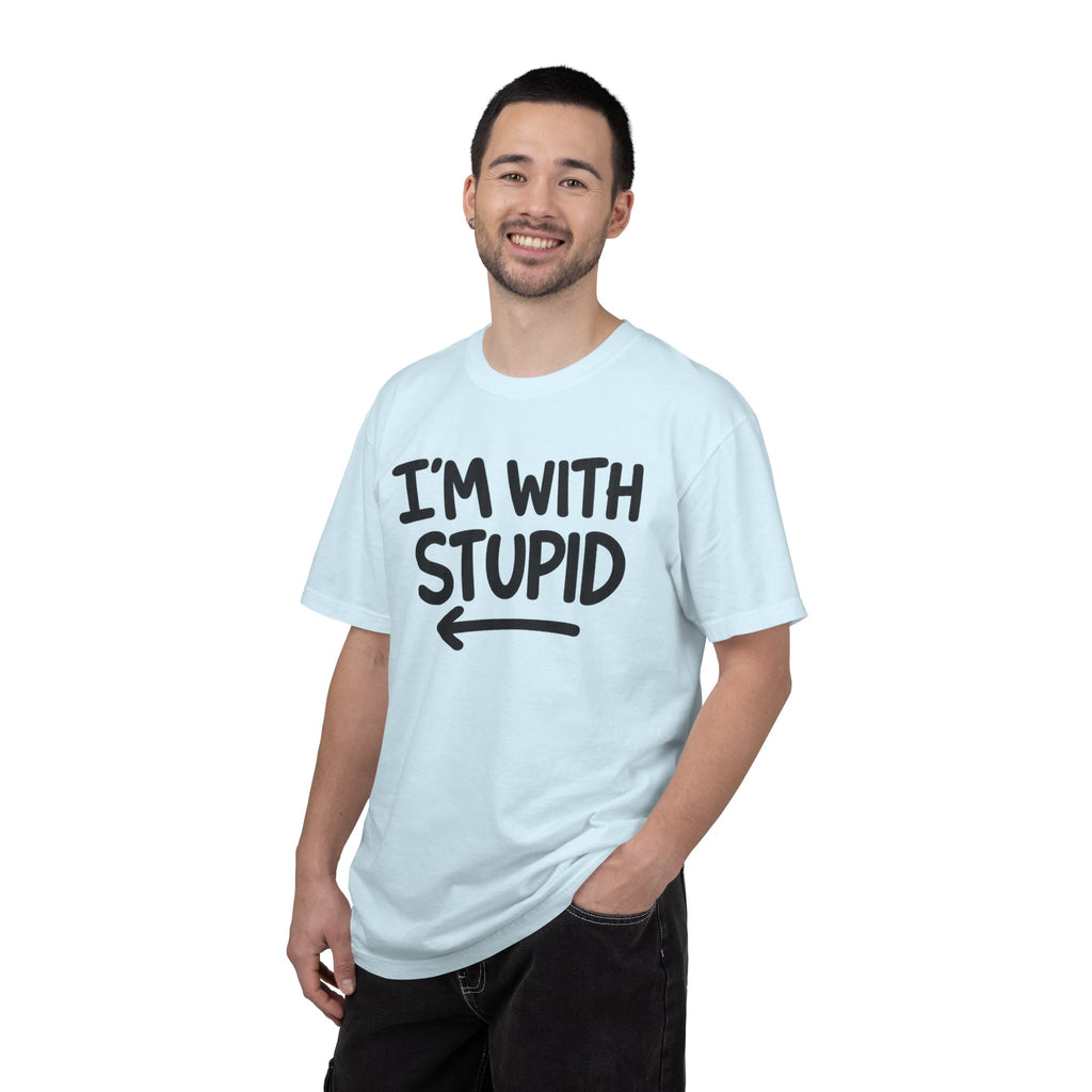 I'm With Stupid T-Shirt Side Arrow — Graphic Tee