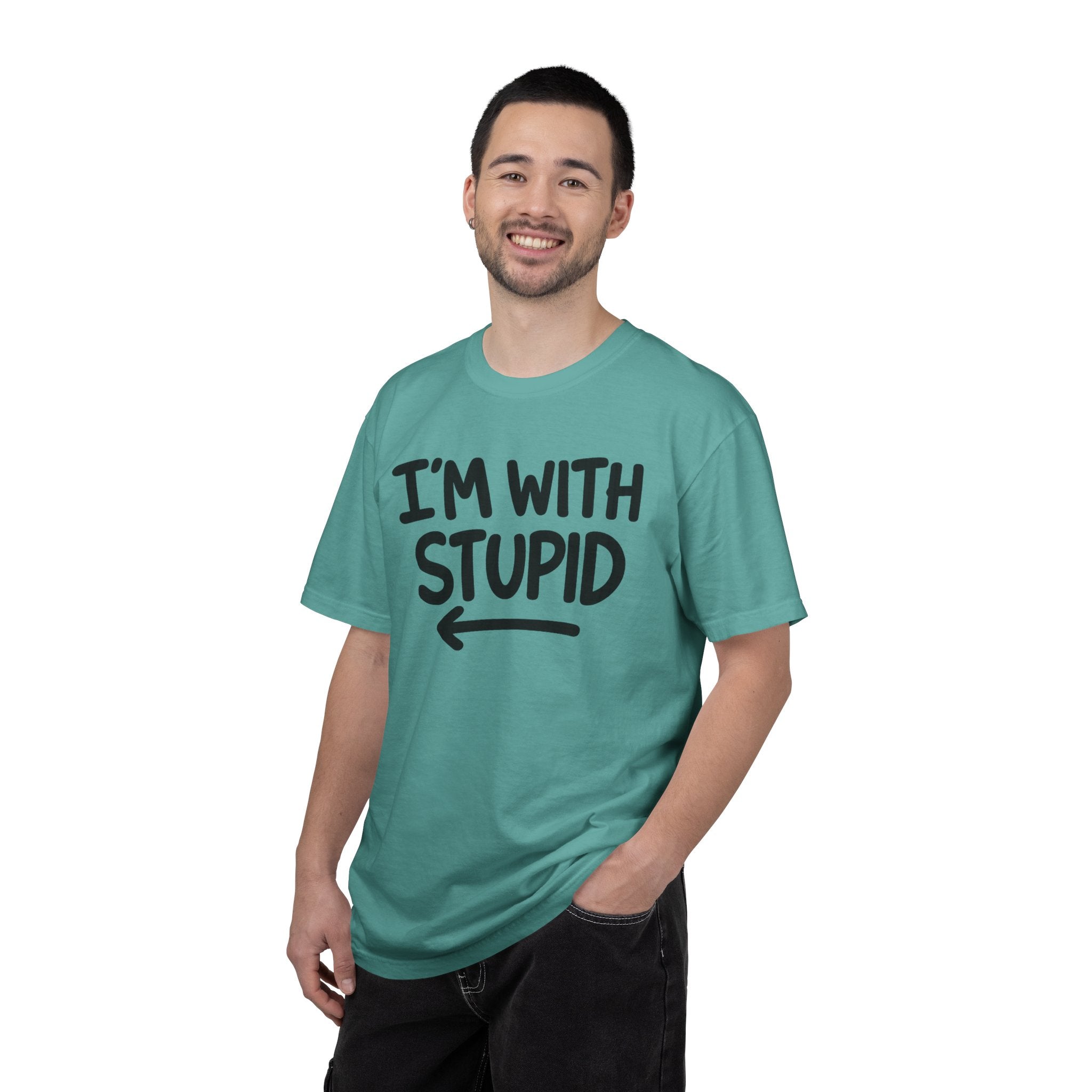 I'm With Stupid T-Shirt Side Arrow — Graphic Tee