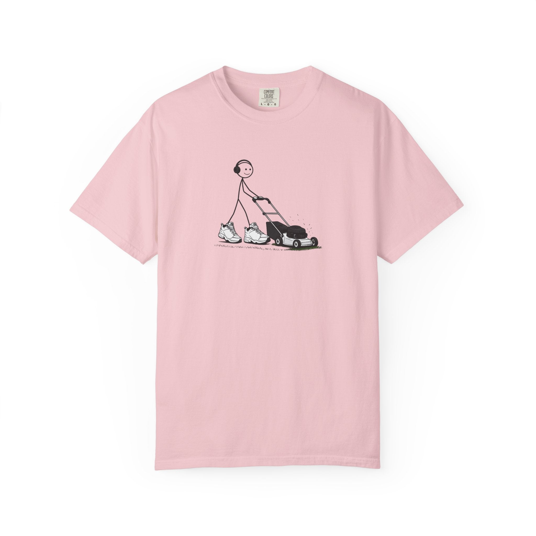 Cool Dad Mowing Lawn — Graphic Tee