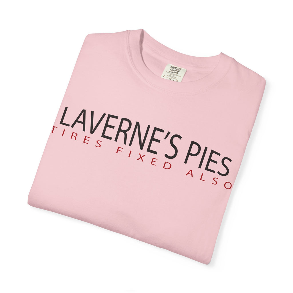 Laverne's Pies "Tires Fixed Also" - Vintage Logo Tee