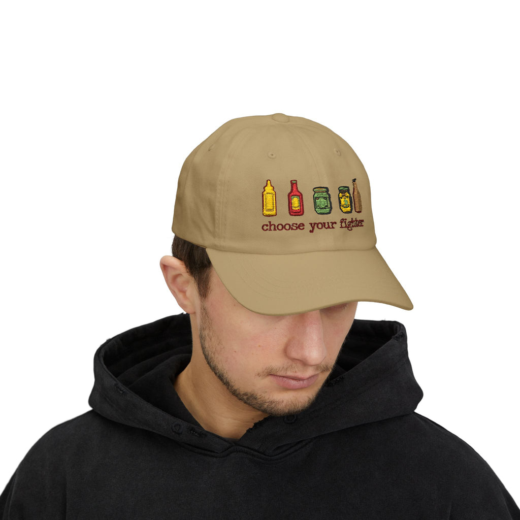 Dad Cap - "Choose Your Fighter" Hot Sauce Baseball Hat