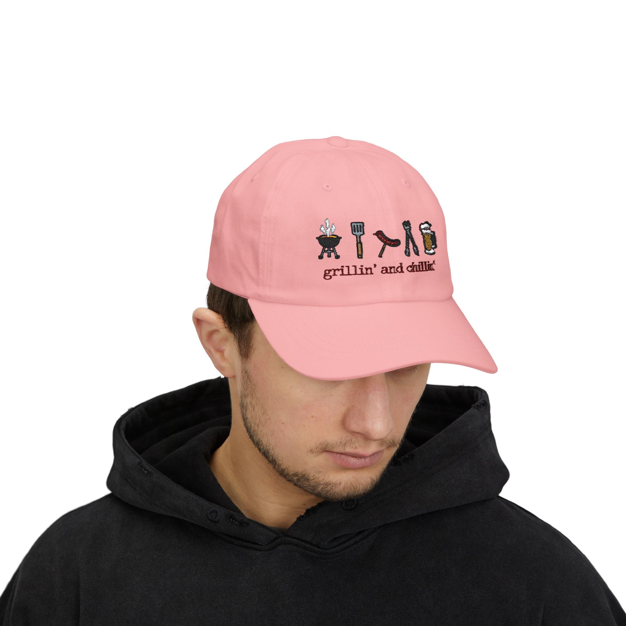 Grillin' and Chillin' Dad Cap — BBQ Baseball Hat