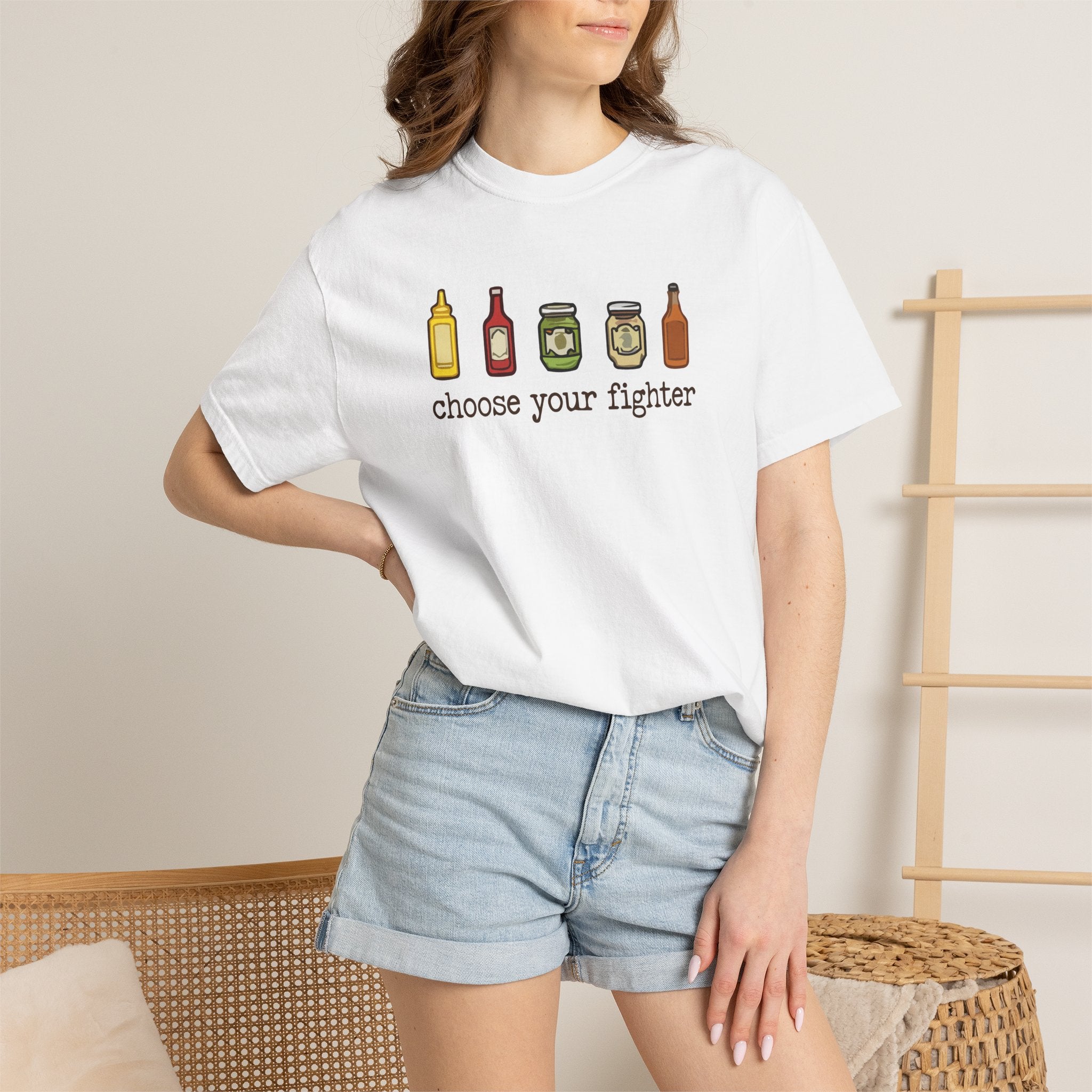 Choose Your Fighter - Condiment Graphic Tee