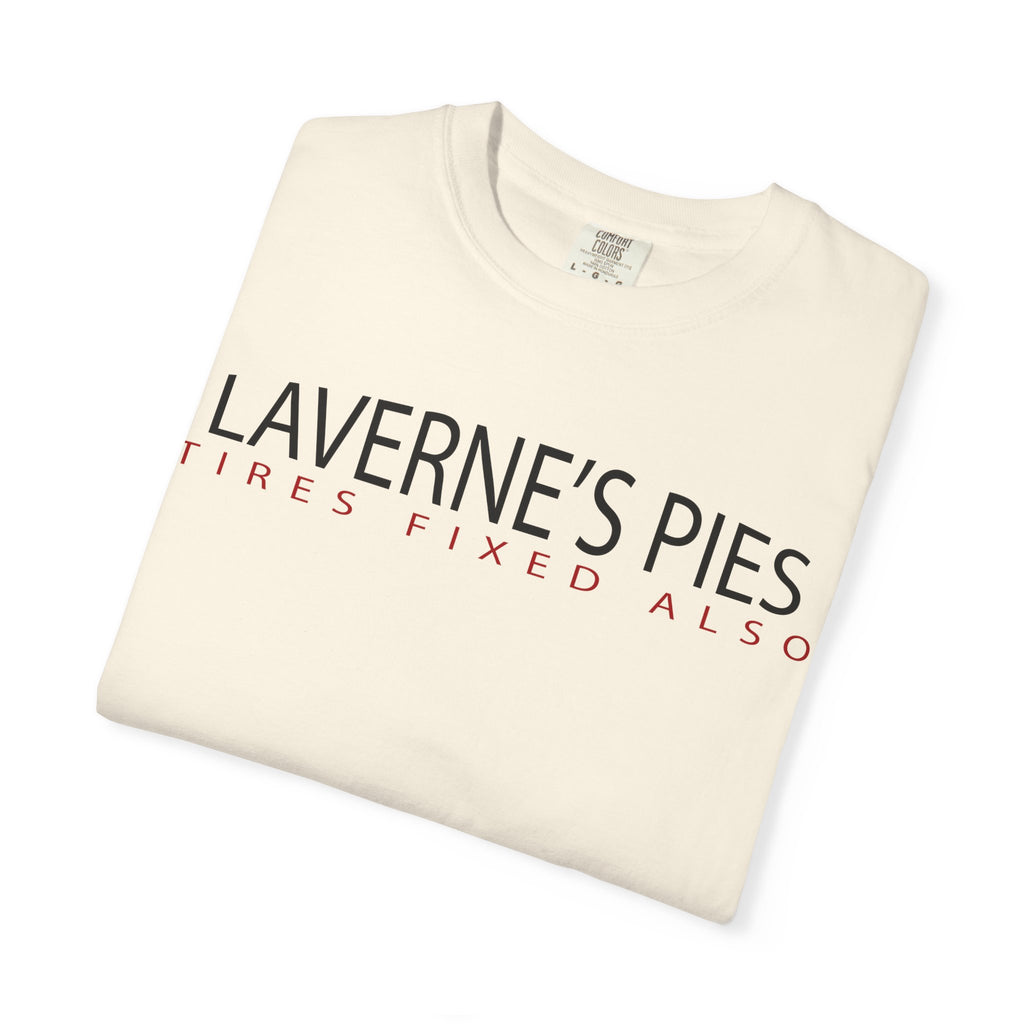 Laverne's Pies "Tires Fixed Also" - Vintage Logo Tee