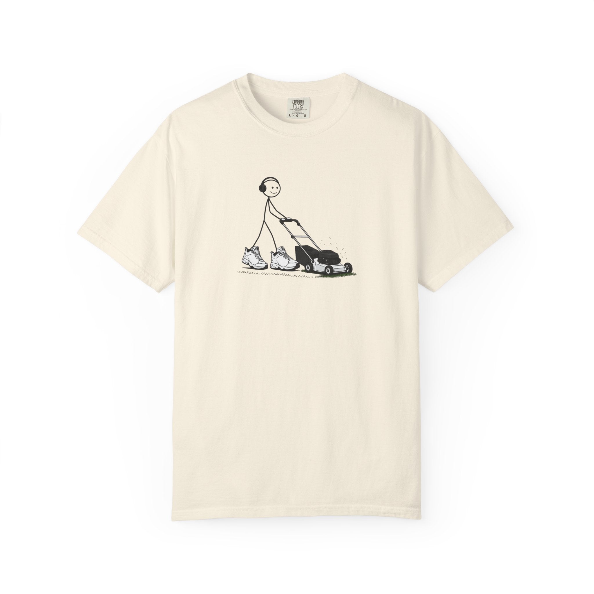 Cool Dad Mowing Lawn — Graphic Tee
