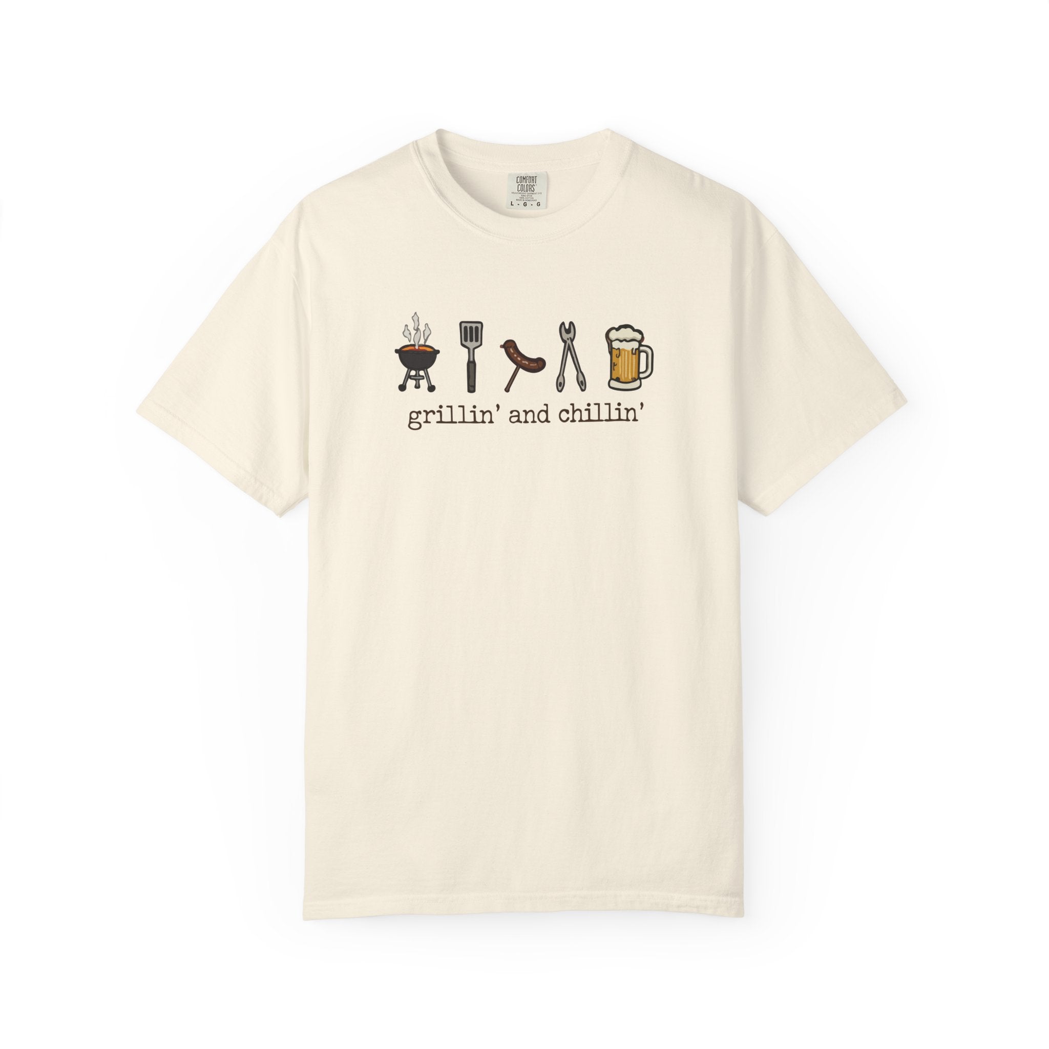 Grillin' and Chillin' T-Shirt - BBQ Graphic Tee