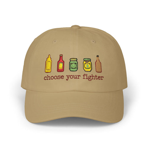 Dad Cap - "Choose Your Fighter" Hot Sauce Baseball Hat