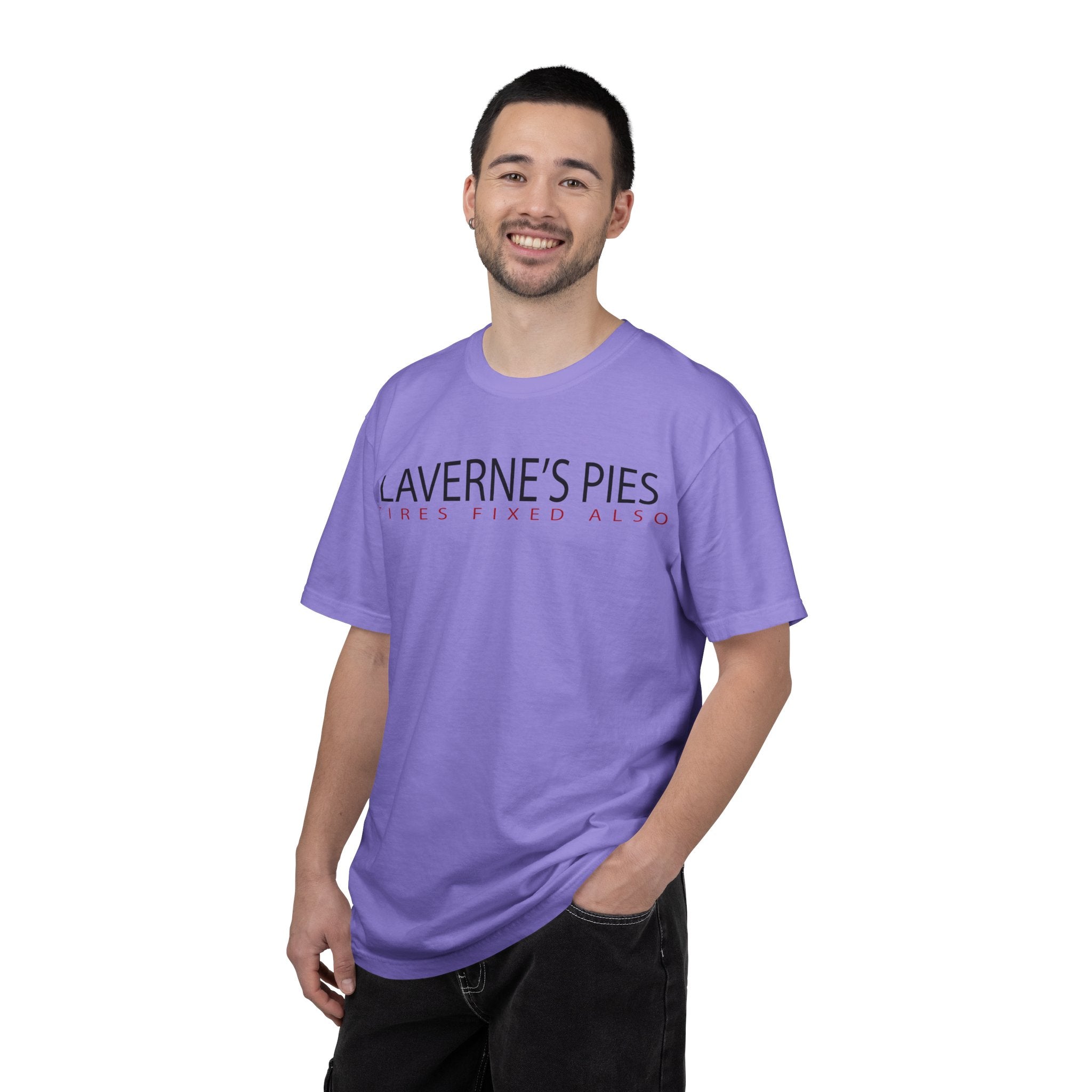 Laverne's Pies "Tires Fixed Also" - Vintage Logo Tee