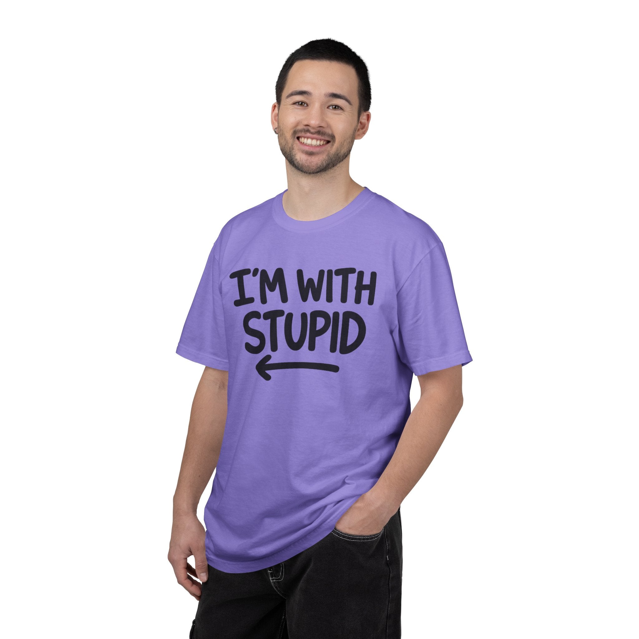 I'm With Stupid T-Shirt Side Arrow — Graphic Tee