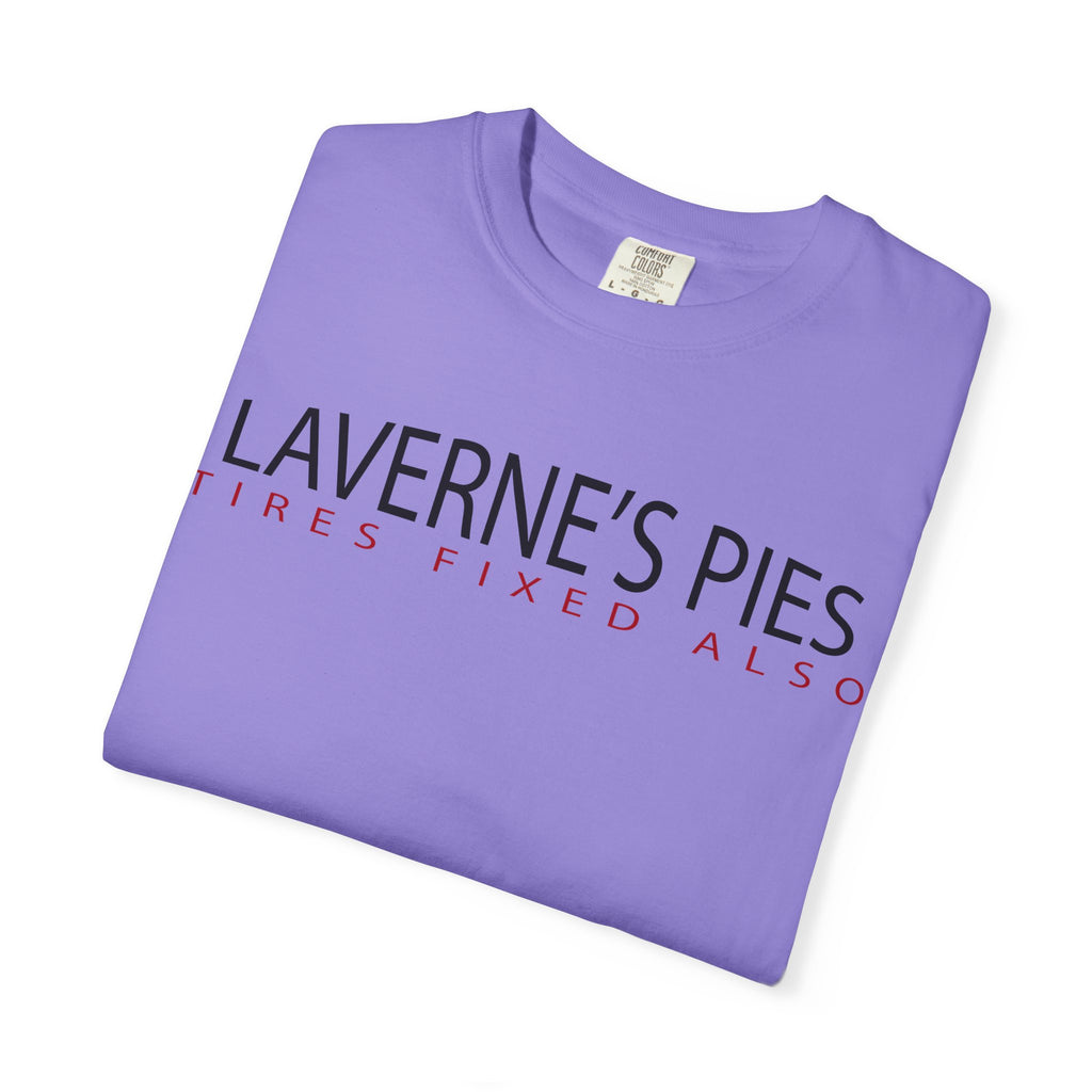 Laverne's Pies "Tires Fixed Also" - Vintage Logo Tee