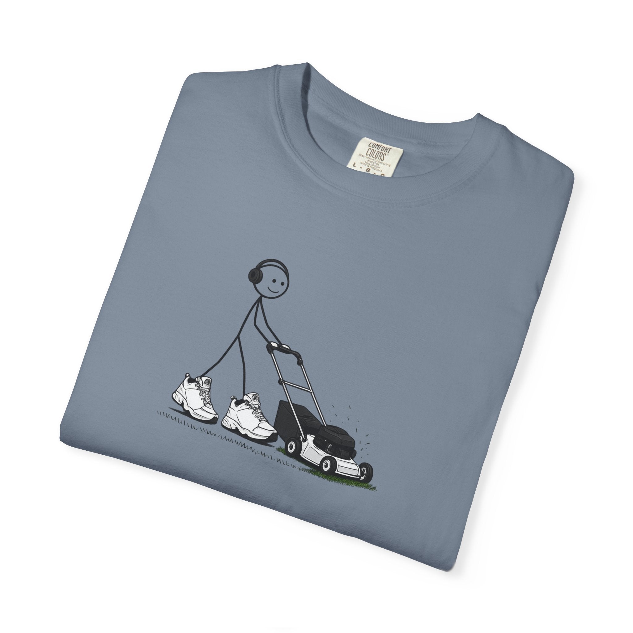 Cool Dad Mowing Lawn — Graphic Tee
