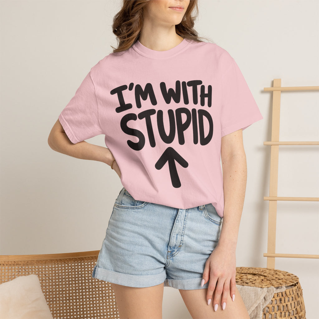 I'm With Stupid T-Shirt Up Arrow — Graphic Tee